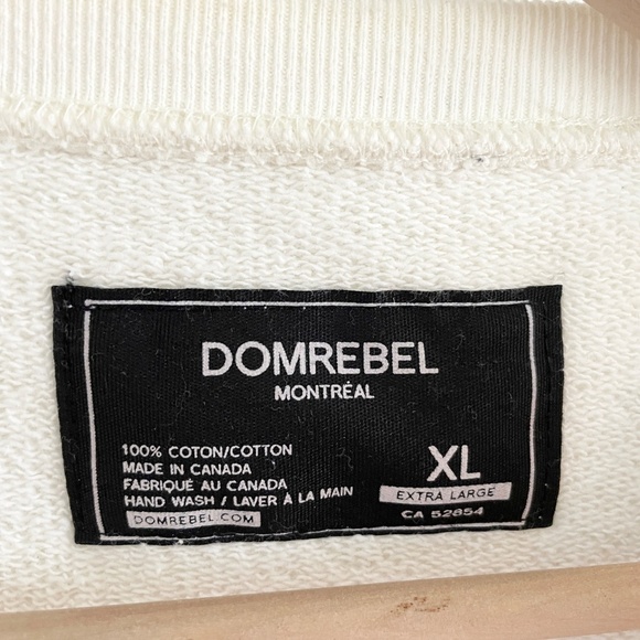 Domrebel Carrot Sweatshirt Cream Streetwear Farfetch Made in Canada Rabbit XL - Picture 4 of 12
